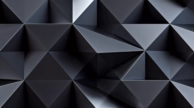 Geometric pattern of dark triangles