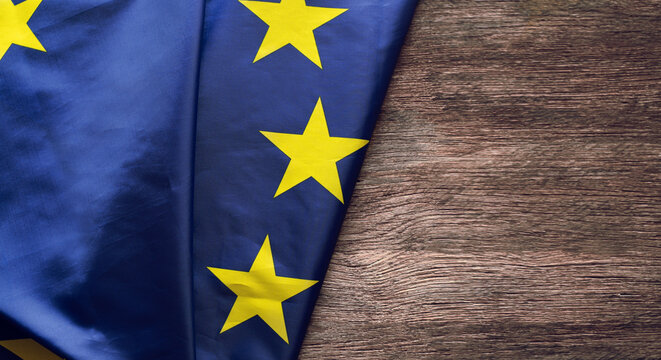 European Union flag, Europe patriotic  template, flyer for advertising, web background, banner, wallpaper poster for text