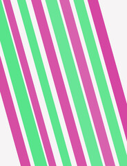 Fototapeta premium Vibrant diagonal stripes pattern in pink and green