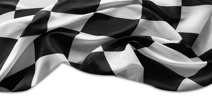 Checkered racing flag