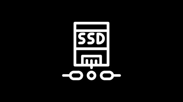 Solid State Drive connected to multiple devices via network links