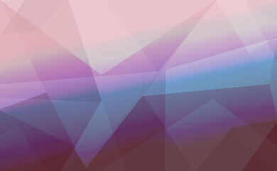 Obraz premium Modern Abstract Geometric Polygon Background with Gradient Low Poly Crystal Shapes for Technology Corporate Presentation Banner Wallpaper