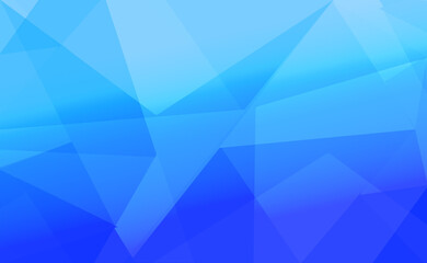 Obraz premium Modern Abstract Geometric Polygon Background with Gradient Low Poly Crystal Shapes for Technology Corporate Presentation Banner Wallpaper