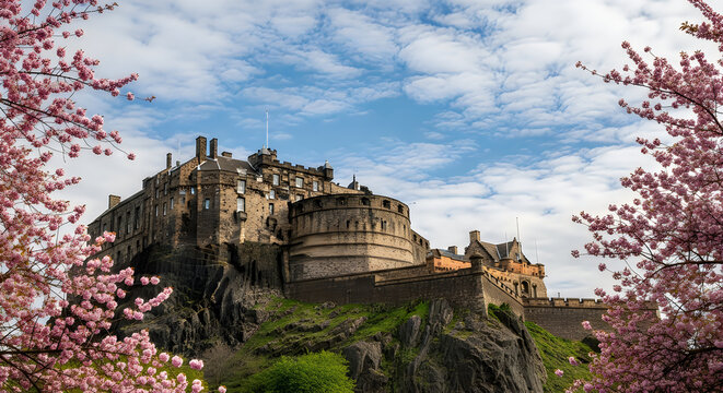 Edinburgh castle a historic landmark reflecting on remembrance and memorial day traditions