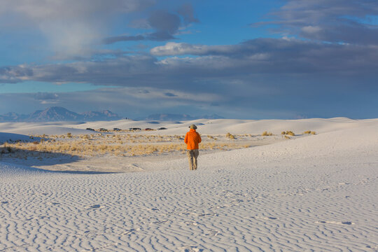 White sand dunes
