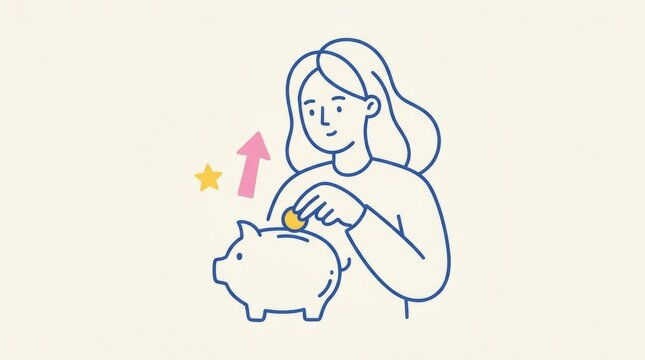 Personal Savings and Financial Planning Illustration