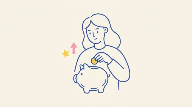 Personal Savings and Financial Planning Illustration