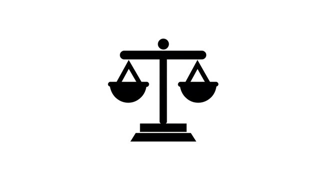 Scales of justice icon, symbolizing fairness and balance