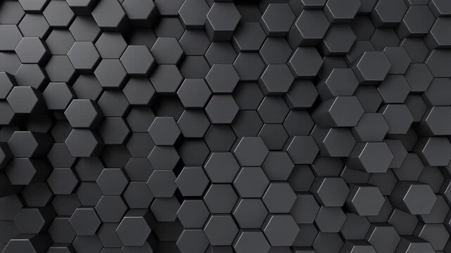 Hexagonal honeycomb texture seamless loop abstract pattern background