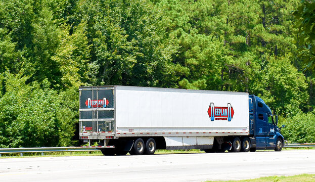 Deepland Express company truck, North Carolina, USA