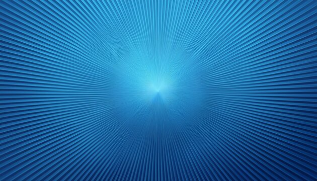 Blue Clean Circular Gradient Background With Radial Stripes Abstract Sunburst Or Tunnel Effect
