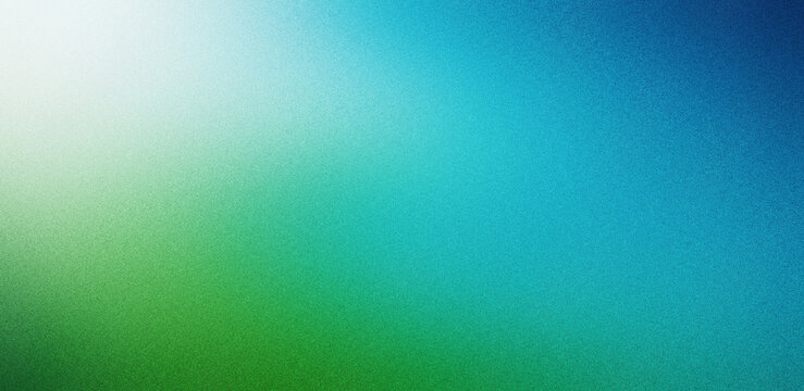 Grainy blue green gradient background, smooth noise texture cover header poster backdrop design