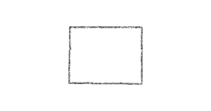 Sketch Baca outline map animation - smooth progressive reveal