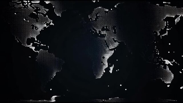 grunge world map
