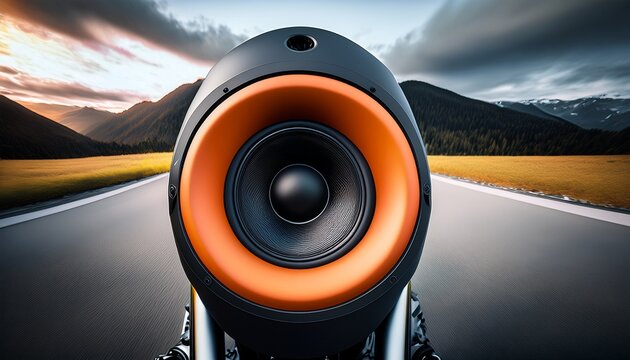 high quality motorcycle stereo speaker delivering exceptional sound this motorcycle stereo speaker enhances your riding experience with powerful audio for music enthusiasts