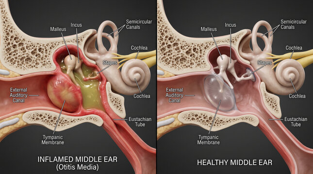Middle Ear Anatomy Comparison