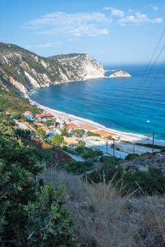 Petani Beach, at Cephalonia Island, Greece