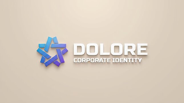 Interlocking blue and purple star logo with Dolore text.