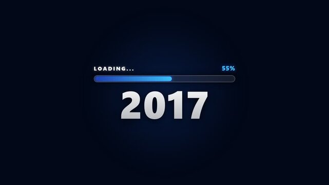 Blue loading bar displaying years counting from 2004 to 2031