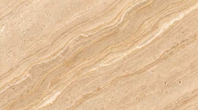 Light beige travertine stone texture with flowing lines travertine background interior material