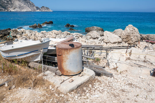 Petani Beach, at Cephalonia Island, Greece