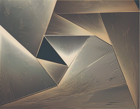 abstract geometric background with triangles and thin lines pattern design