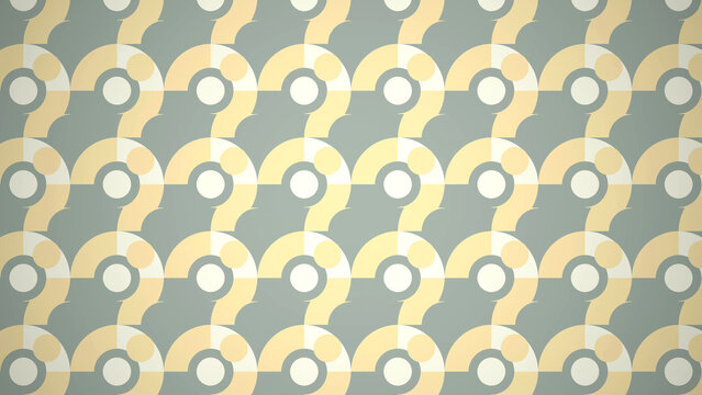 Geometric pattern of circular elements