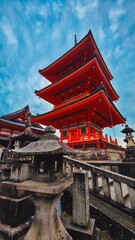 Fototapeta premium Kiyomizu-dera Temple, KYOTO, JAPAN