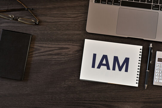 IAM Implementation Planning on Spiral Notebook &mdash; ideal eye-catcher for IT security and enterprise articles