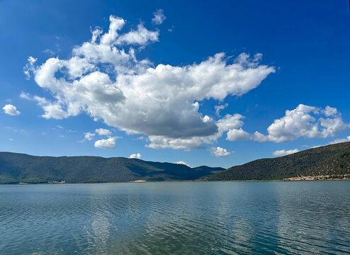 Lake Malaya Prespa in Greece