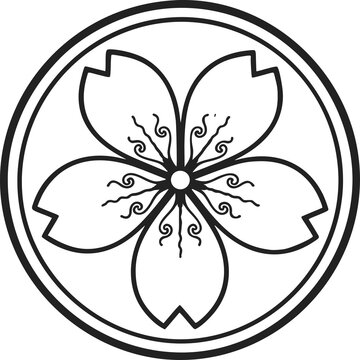 abstract flower icon