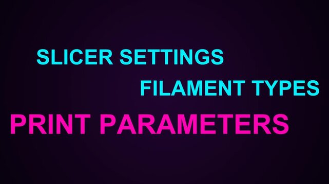 Print Parameters Word Cloud