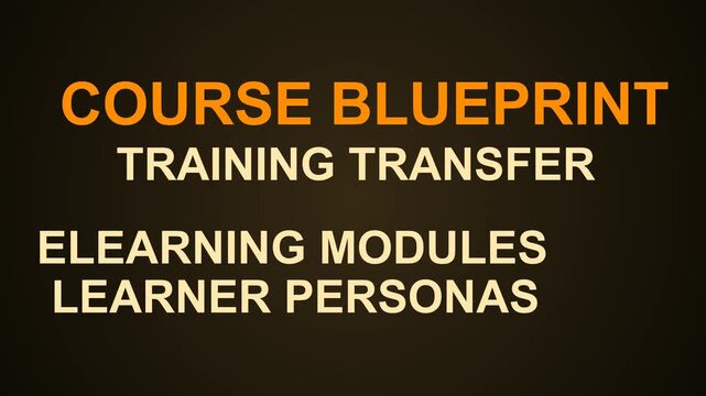 Course Blueprint Word Cloud