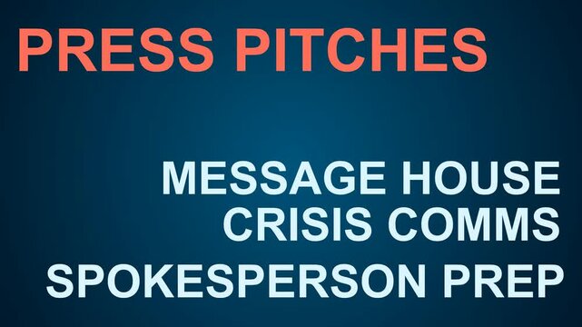 Press Pitches Word Cloud