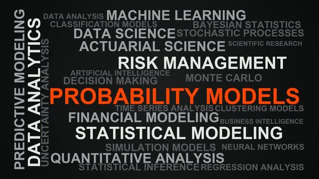 Probability Models Word Cloud