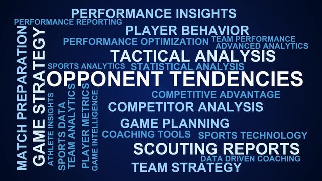 Opponent Tendencies Word Cloud