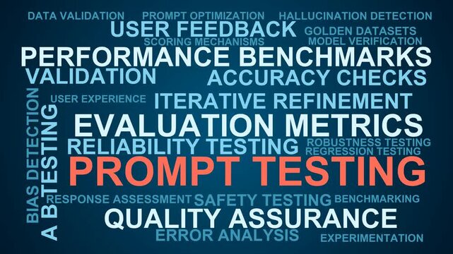 Prompt Testing Word Cloud