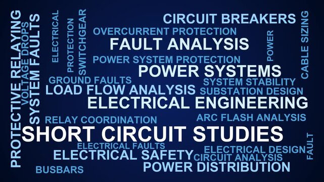 Short Circuit Studies Word Cloud