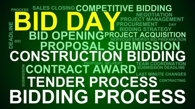 Bid Day Word Cloud