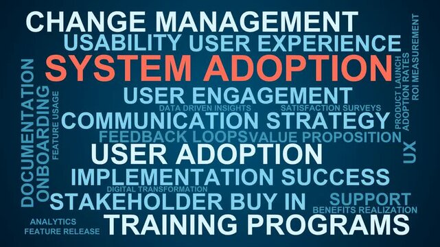 System Adoption Word Cloud