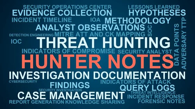 Hunter Notes Word Cloud