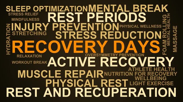 Recovery Days Word Cloud
