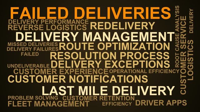 Failed Deliveries Word Cloud