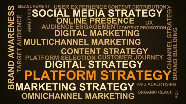 Platform Strategy Word Cloud