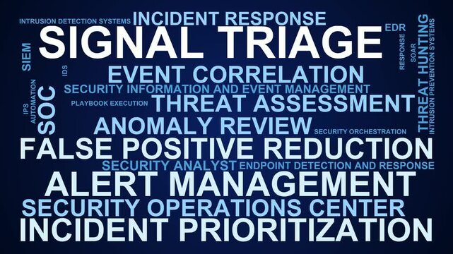 Signal Triage Word Cloud