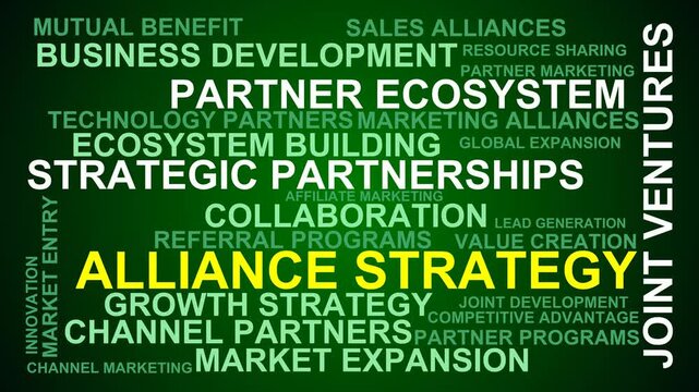 Alliance Strategy Word Cloud