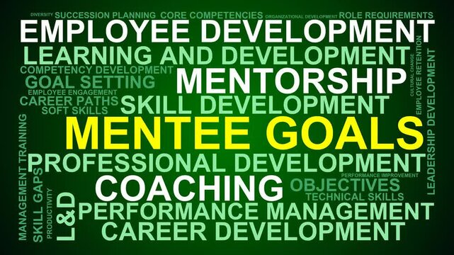 Mentee Goals Word Cloud