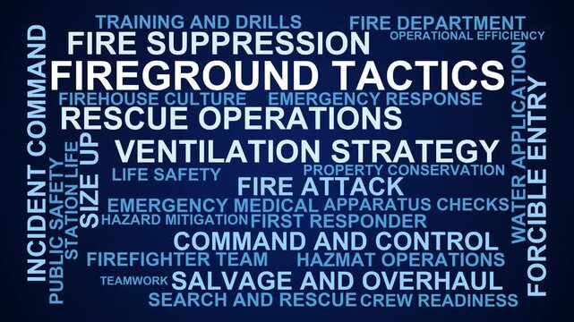 Fireground Tactics Word Cloud