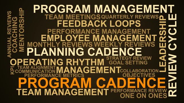 Program Cadence Word Cloud