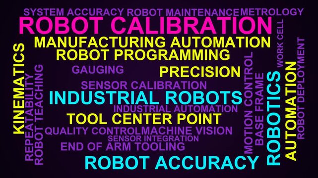 Robot Calibration Word Cloud